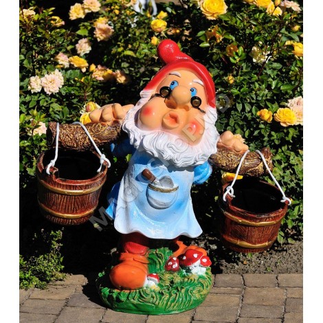 Figurina de grădină Cera Pitic cu cobiliţe